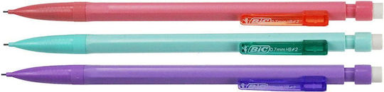 BIC Matic Μηχανικό Μολύβι Πλαστικό 0.7mm με Γόμα Μωβ