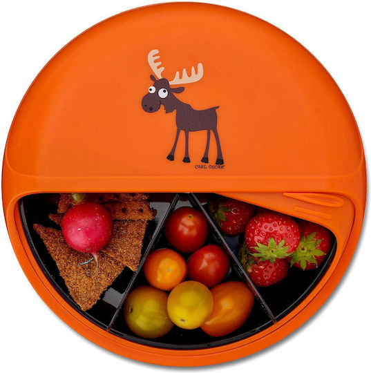 Carl Oscar Plastik Kinder Lebensmittelbehälter Orange