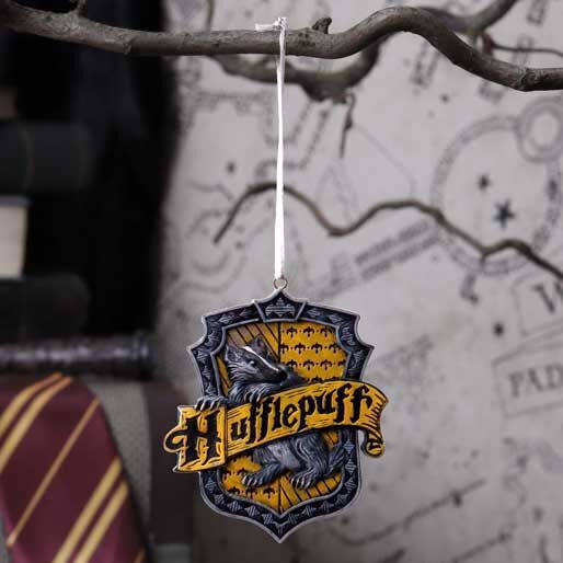 Hufflepuff Plastic Ornament 10x8cm