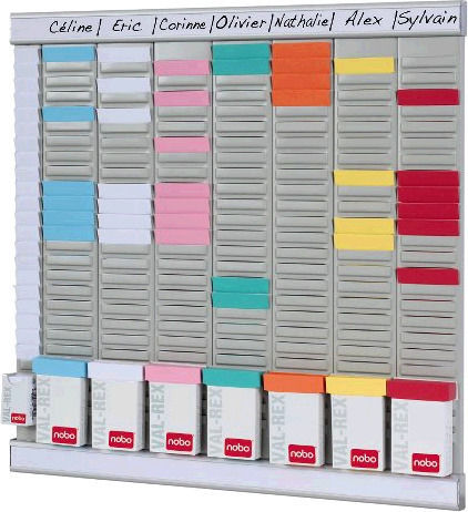 Nobo Μηνιαίο Planner Ασημί