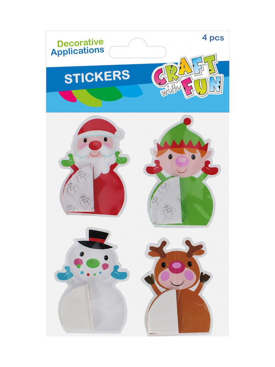 Craft with Fun Crăciun Autocolante 4buc