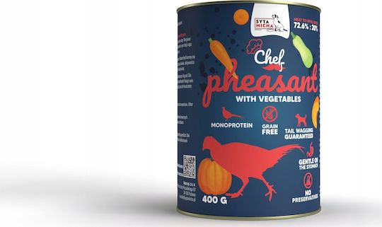 Syta Micha Wet Food Dogs in Cans with Vegetables Grain-Free & Gluten-Free 400gr