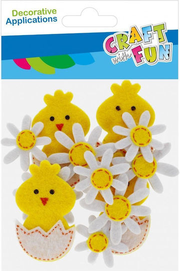Craft Fun Osterdekorationen & Ornamente Selbstklebende Filz Set 12 Stück