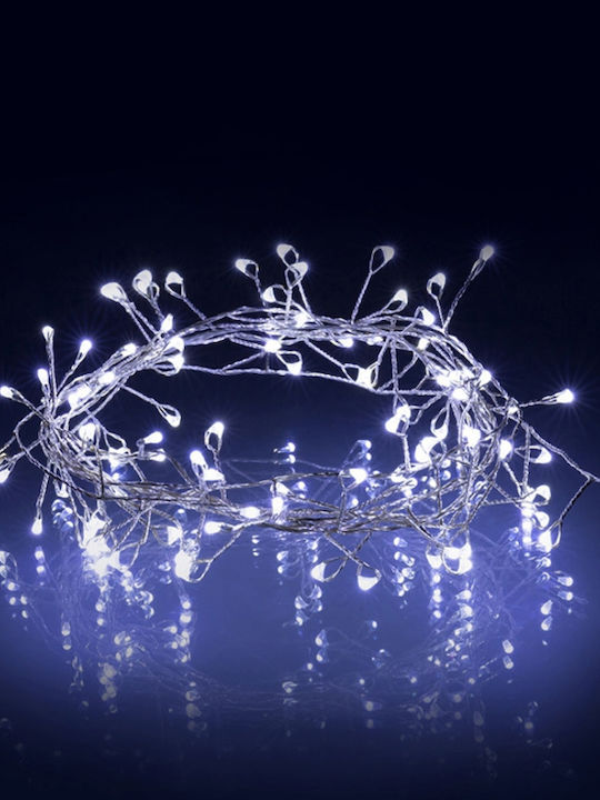 Retlux Crăciun Ghirlande Iluminată Alb 100x100cm 1buc