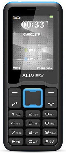 Allview M30 Stark Dual SIM Mobile with Large Buttons Black