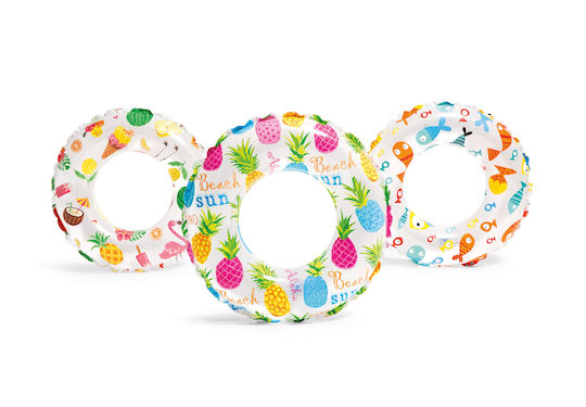 Intex Kinder Schwimmring mit Durchmesser 61cm. Weiß
