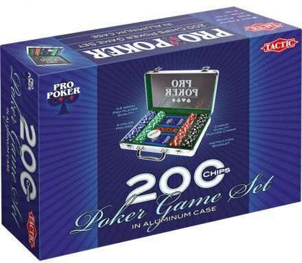 Tactic Σετ 200 Μάρκες Poker 11.5gr σε Βαλίτσα με 2 Τράπουλες