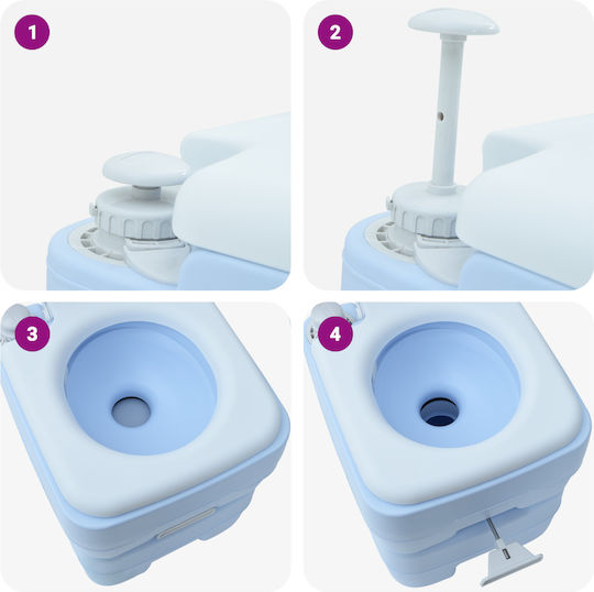 vidaXL Chemical Toilet