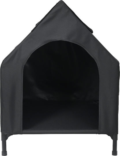 Dog House Black Polyester Steel