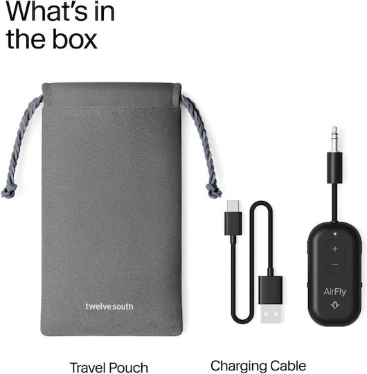 Twelve South Airfly Pro 2 Wireless Transmitter Apple Airpods Wireless Headphones Bt Black Tw-ts-2511
