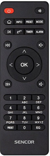 Sencor S-SIR6000WDB Επιτραπέζιο Ραδιόφωνο DAB+ Μαύρο
