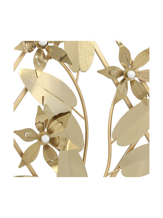 Keskor Gold Wall Decor Made of Metal 60x39cm