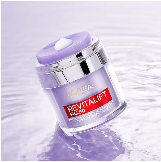 L'oreal Paris Promo Revitalift Filler Feuchtigkeitsspendende Tagescreme Hyaluronsäure Reparatur Volumen 50ml & Bright Reveal Spf50+ Mittlere Nuance Bronze Gegen Pigmentflecken 50ml