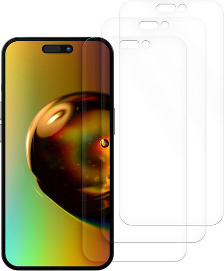 KWmobile Защитен екран 3бр (iPhone 15 Plus)
