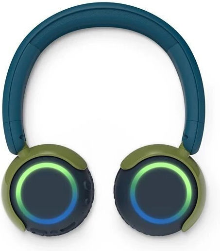 Philips TAK2000CT Безжични / Жични On Ear Слушалки с 2 часа Работа Сини