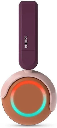 Philips TAK4200MP Wireless / Wired On Ear Headphones with 2 hours of Operation Purple