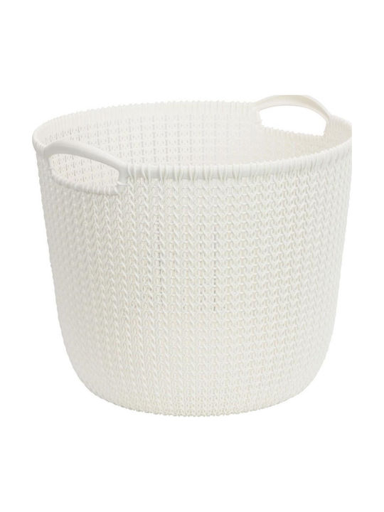 Curver Knit Καλάθι Αποθήκευσης Πλαστικό Μπεζ 30lt
