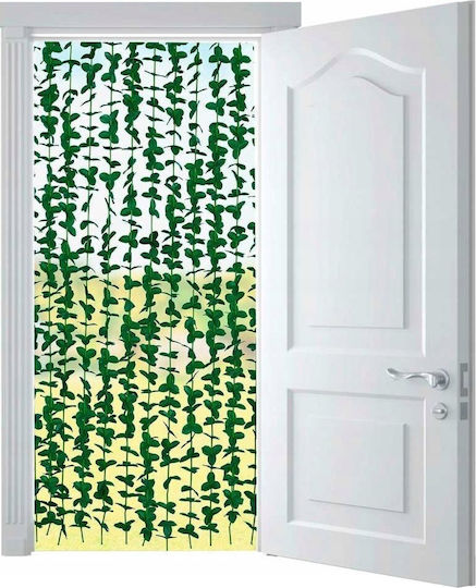 Wenko Κουρτίνα Πόρτας από Ύφασμα Πράσινη 90x190cm