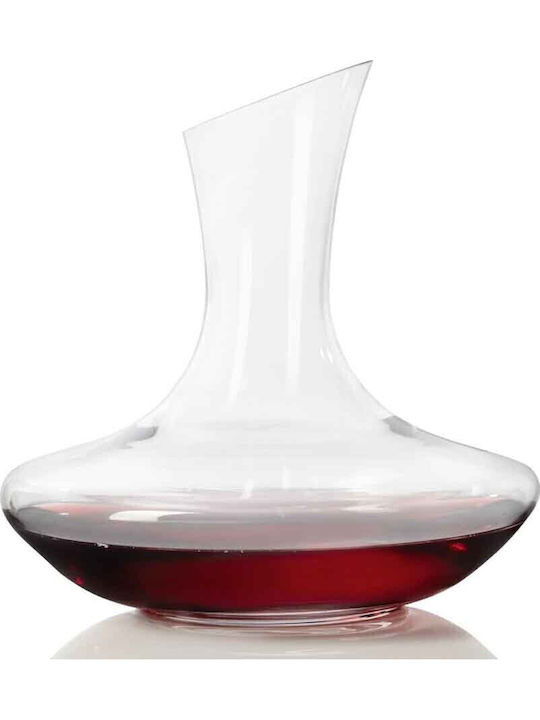 Leonardo Glas Karaffe zum Servieren Wein mit Verschluss Transparent 750ml 1Stück