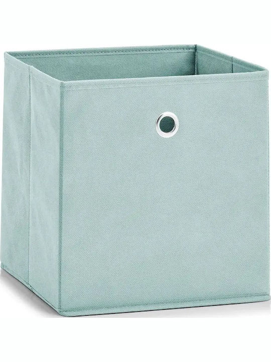 Zeller Kinder Aufbewahrungsbox Faltbar aus Stoff Grün 28x28x28cm 1Stück
