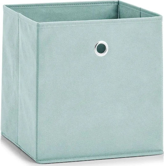 Zeller Kinder Aufbewahrungsbox Faltbar aus Stoff Grün 28x28x28cm 1Stück