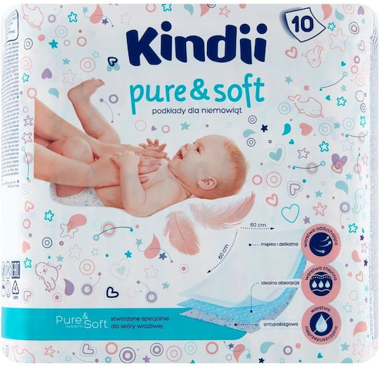 Kindii Disposable Burp Cloth 60x60cm 10 Pieces