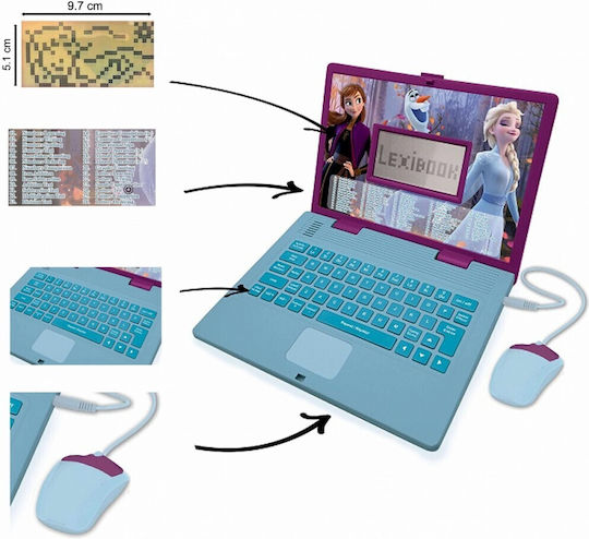 Lexibook Frozen Laptop/Tabletă Educațională pentru Copii