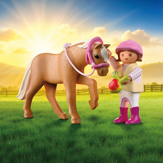 Playmobil Двойна опаковка Момиче с пони за 4-10 години