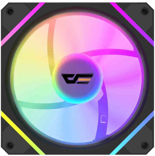 Darkflash DM12 Pro Case Fan 120mm with ARGB Lighting and 4-Pin PWM Connection