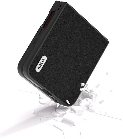 Abeel Back Cover Leather / Plastic Black (Motorola Razr 60 Ultra 5G, ABEEL)
