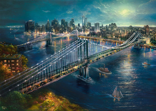 Puzzle Schmidt Kinkade Moonlight 2000pcs