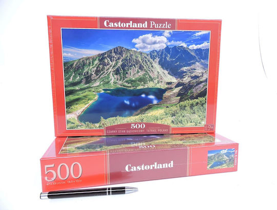 Black Fire Extinguisher Pond Tatras Castor Puzzle 2D 500 Pieces
