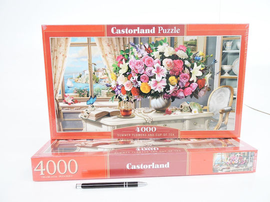 Summer Flowers Cup Tea Puzzle 2D 4000pcs