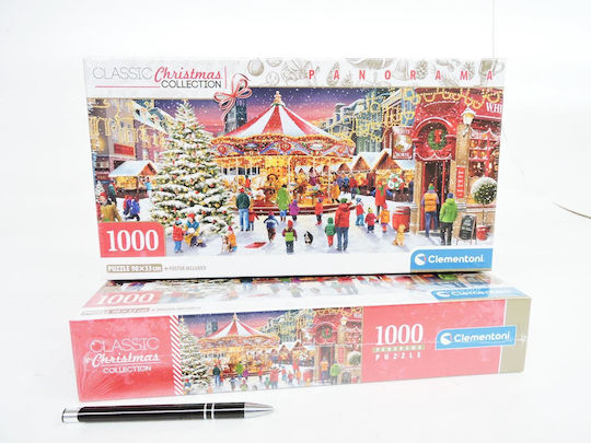 Puzzle Christmas Village Clementoni 2024 1000 Pieces