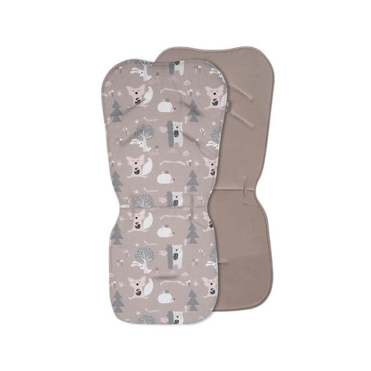 Tesoro (Baby) Stroller Seat Liner Double Sided Teddy 35x78cm Brown