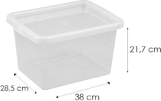 Plast Team Kunststoff Aufbewahrungsboxen mit Deckel 15lt