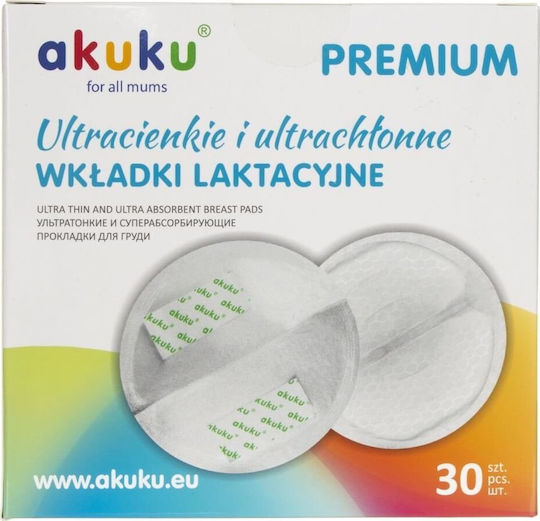Akuku Premium Επιθέματα Στήθους 30τμχ