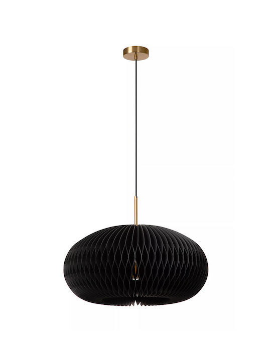 Lucide Lightning Pendant Light Black 52x52x180cm