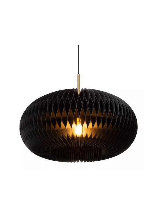 Lucide Lightning Pendant Light Black 52x52x180cm