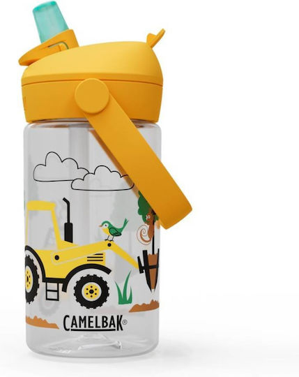 Camelbak Παιδικό Παγούρι με Καλαμάκι Κίτρινο 400ml