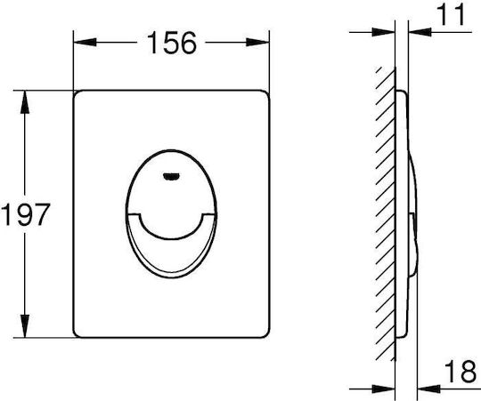 Grohe Flush Plate Dual Flush