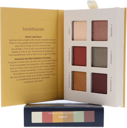 bareMinerals Mineralist Paletă cu Farduri de Pleoape Formă Solidă Lemn de trandafir 7.8gr