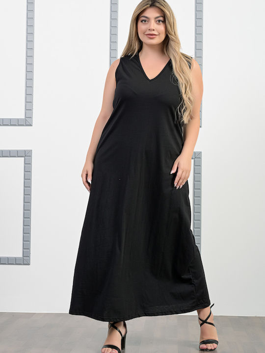 Sommer Maxi Kleid Schwarz