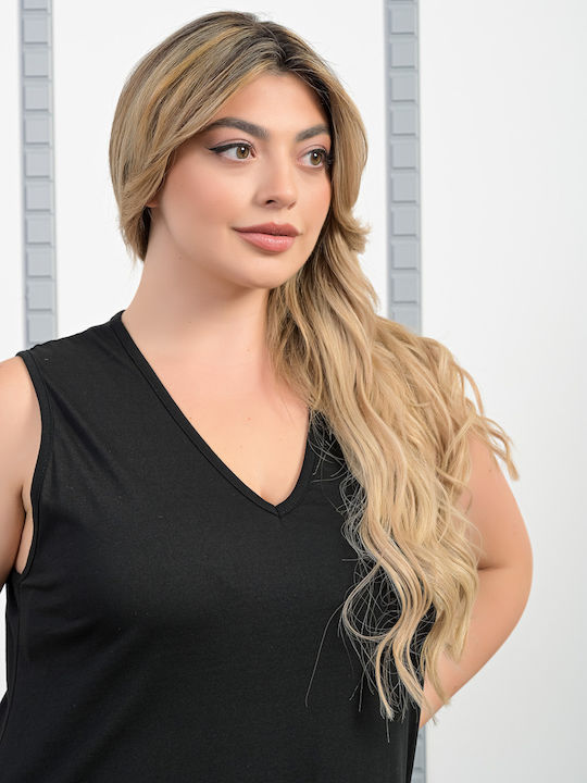 Sommer Maxi Kleid Schwarz