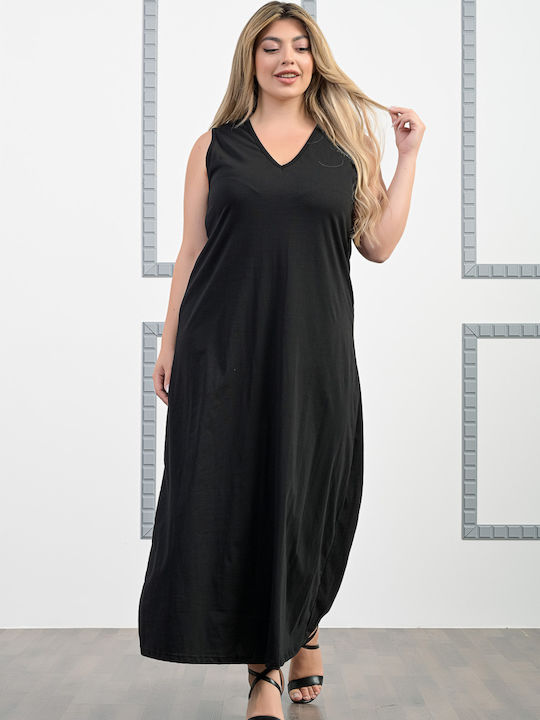 Sommer Maxi Kleid Schwarz