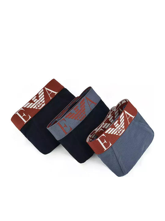 Men's Boxers Armani Blue-vin-indigo 3Pack