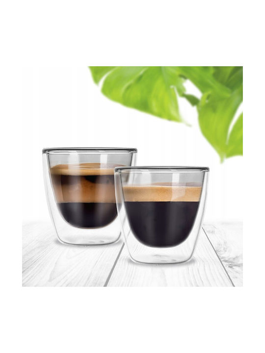 Orion Mug Plastic Transparent 90ml 2pcs
