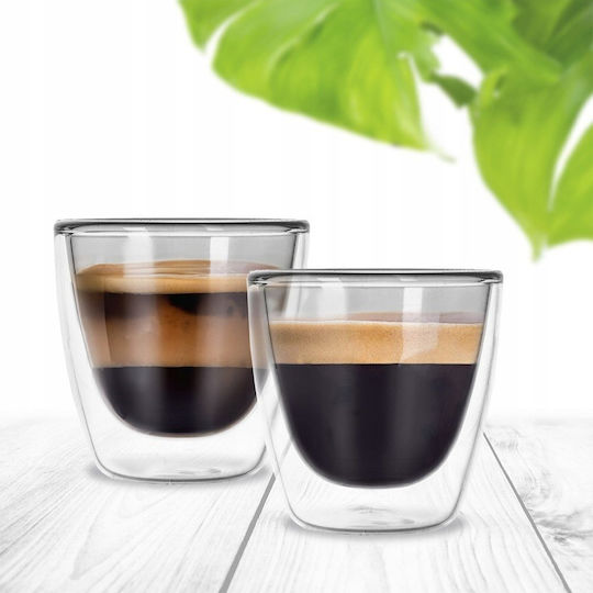 Orion Becher Kunststoff Transparent 90ml 2Stück