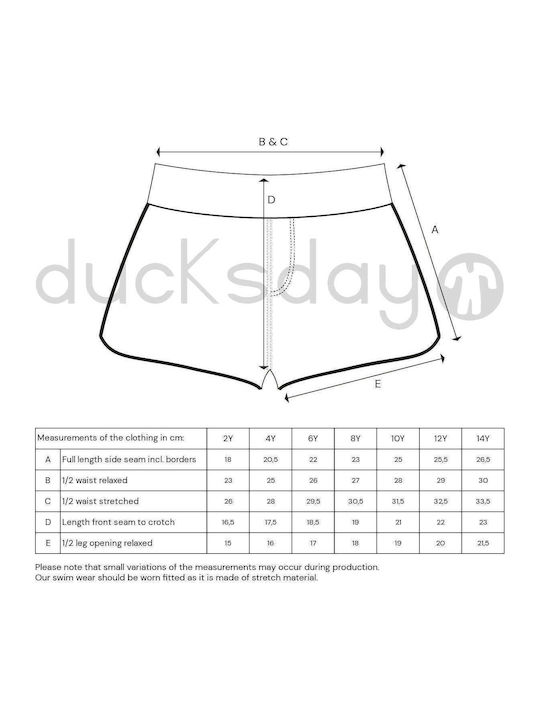 Ducksday Kids Swimwear Swim Shorts Yellow