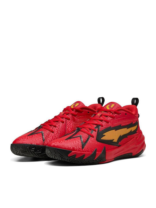 Scoot Zeros Low Basketball Shoes Red